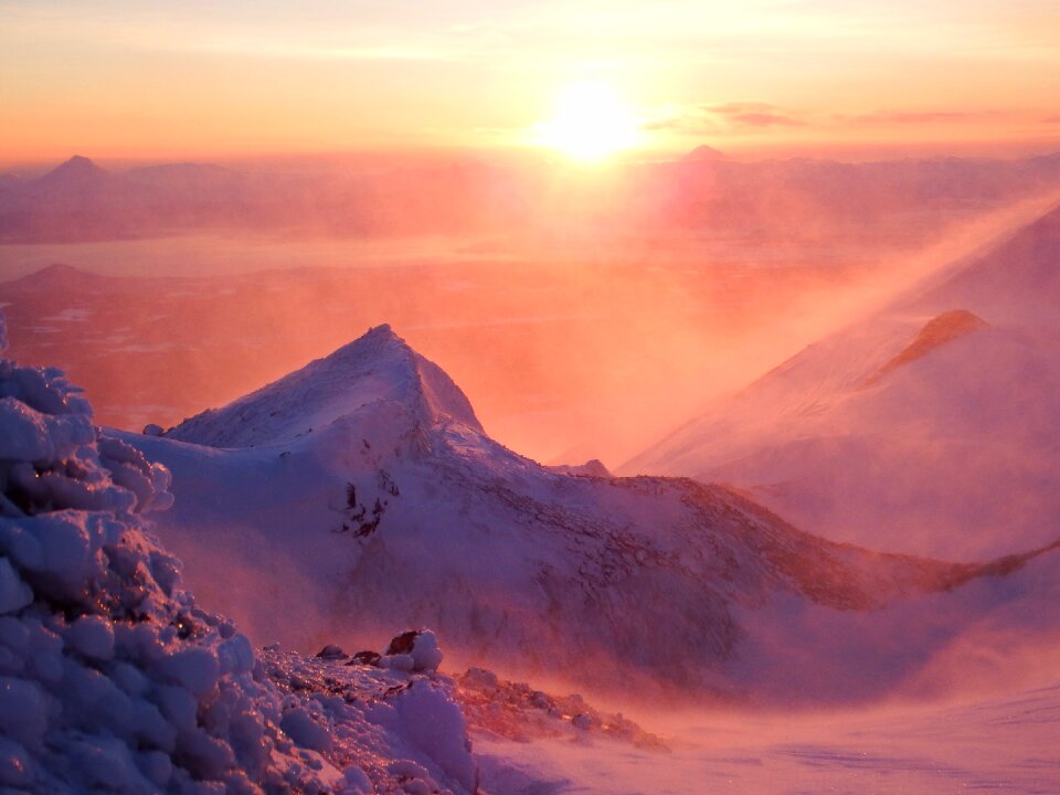 Snow landscape nature