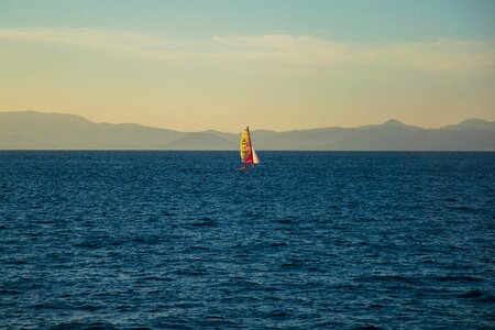 Formentera sea sailing boat photo