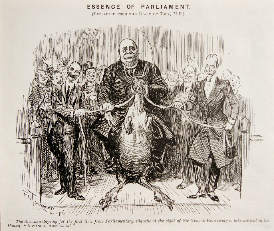 Essence of Parliament -F.H. Townsend, 1916