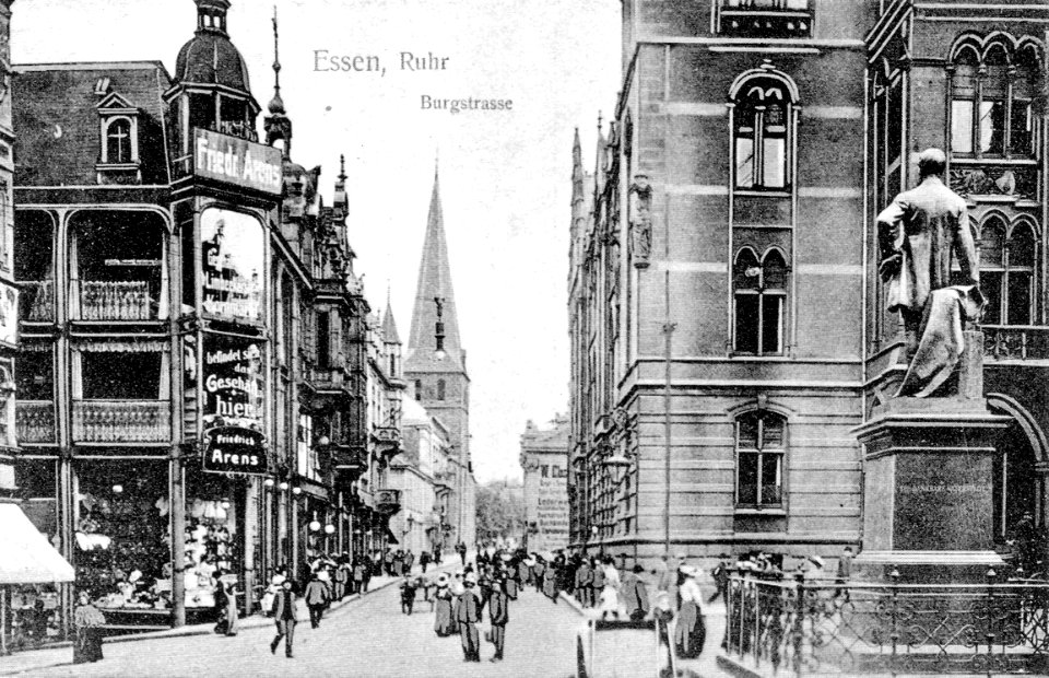 Essen, Burgstraße, 1908