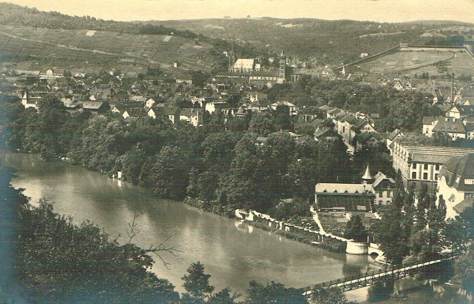 Esslingen ansichtskarte teilansicht