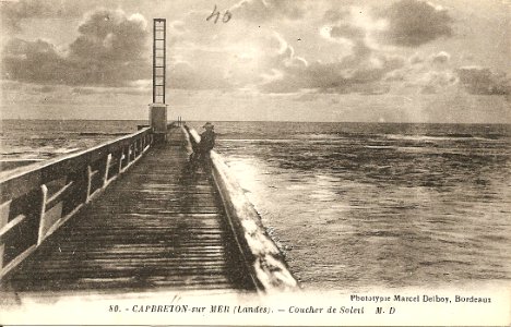 Estacade de Capbreton sans le phare
