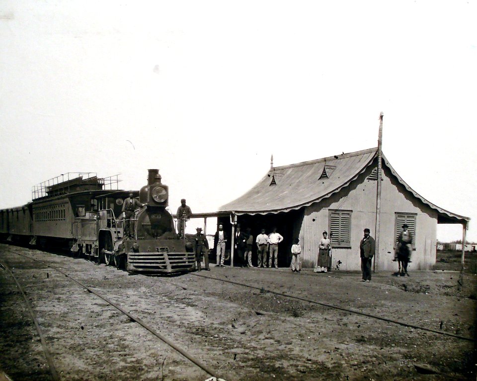 Estación Ensenada, Buenos Aires fines del siglo XIX