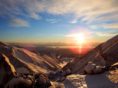 Snow landscape nature