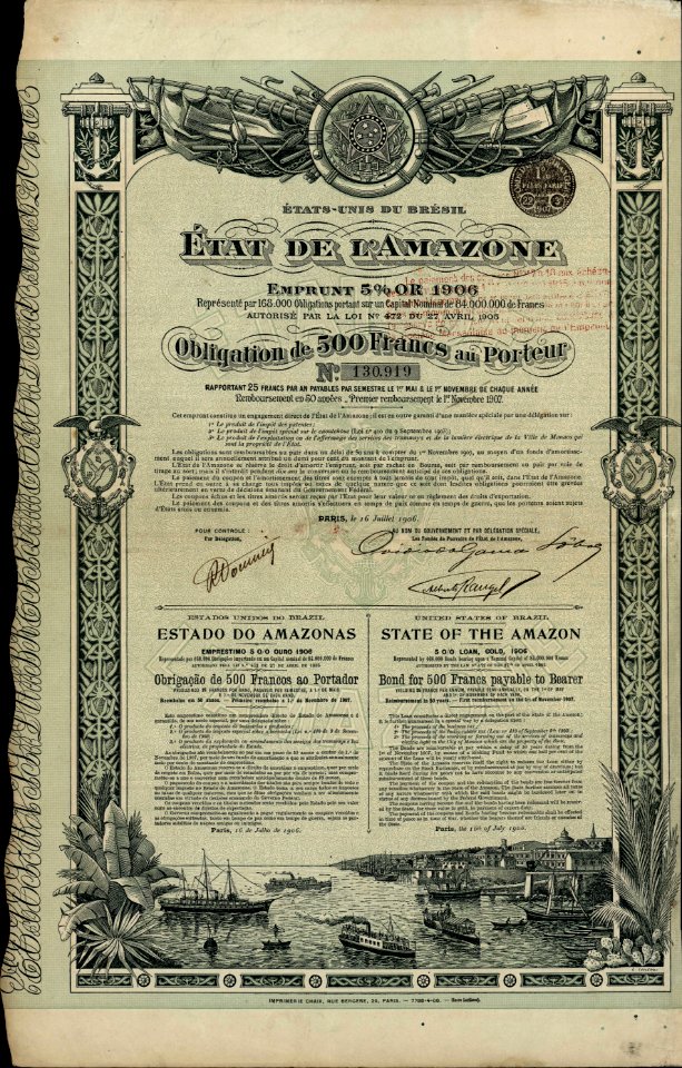 Estado do Amazonas 1906