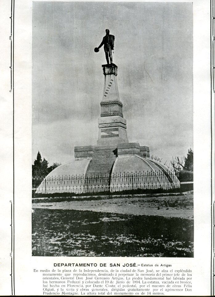 Estatua de Artigas - Plaza Independencia - San José