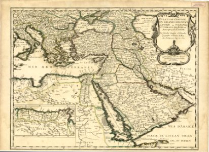 Estats de l'empire du Grand Seigneur des Turqs ou Sultan des Ottomans en Asie, en Afrique, et en Europe 1654