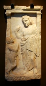Estela funerària grega2