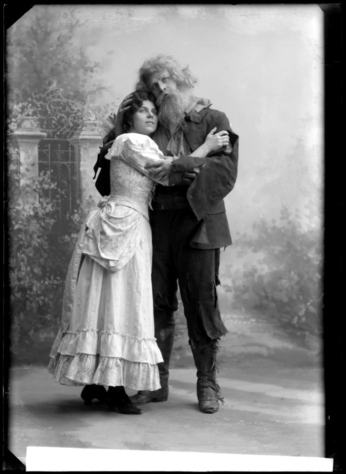 Ester Osborne and Frithiof Strömberg in Rip at Oscarsteatern 1907 - SMV - NS124