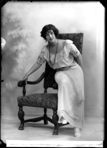 Ester Textorius in Bilkurtis at Djurgårdsteatern 1912 - SMV - GT008
