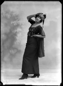 Ester Textorius in Bilkurtis at Djurgårdsteatern 1912 - SMV - GT009