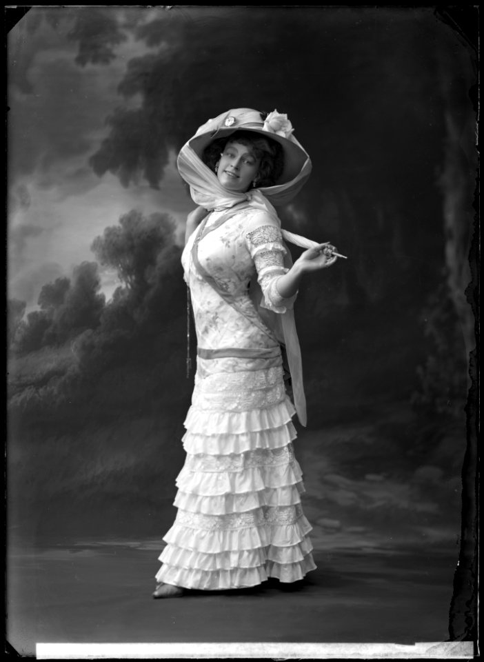 Ester Textorius in En smekmånad i Kina at Operett-teatern 1909 - SMV - NT010