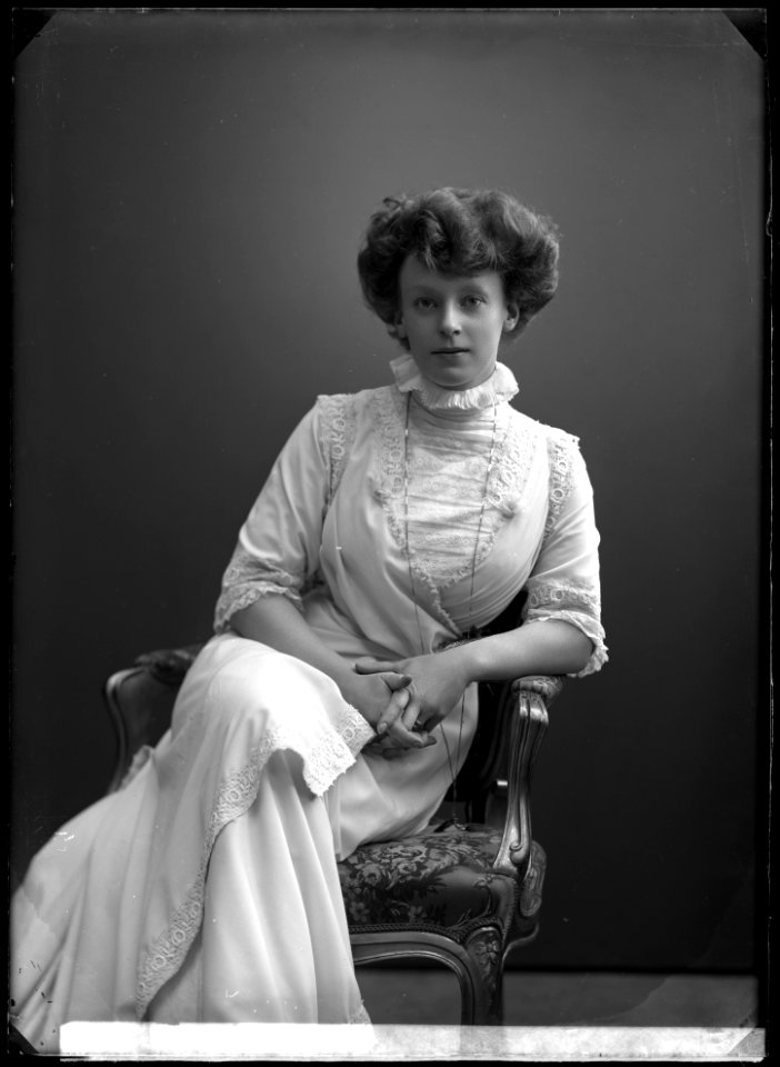 Ester Textorius, actor, portrait 1910 - SMV - GT013