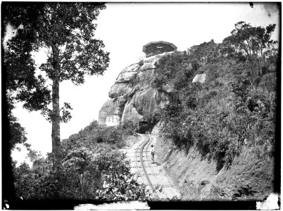 Estrada de Ferro do Corcovado; Mirante Chapéu do Sol no cume do Corcovado; Km 3.6 - 3