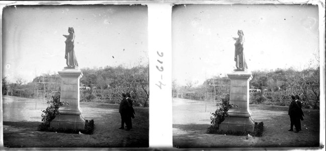 Estàtua de Dante al parc de Montjuïc