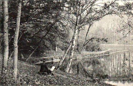 Etang de Villeneuve, prés de Garches, possibly Henri Biva