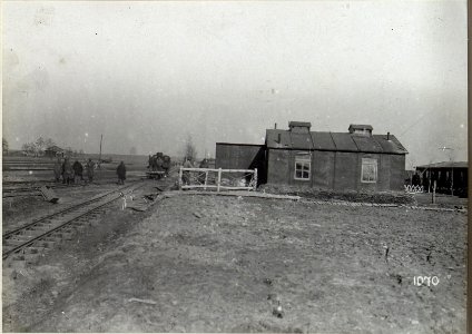 Etappenstationen und Verladebahnhöfe der vierten k.u.k. Armee wahrscheinlich in der Umgebung von Kowel (BildID 15684451)