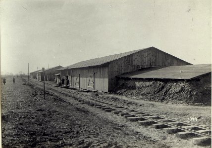 Etappenstationen und Verladebahnhöfe der vierten k.u.k. Armee wahrscheinlich in der Umgebung von Kowel (BildID 15684479)