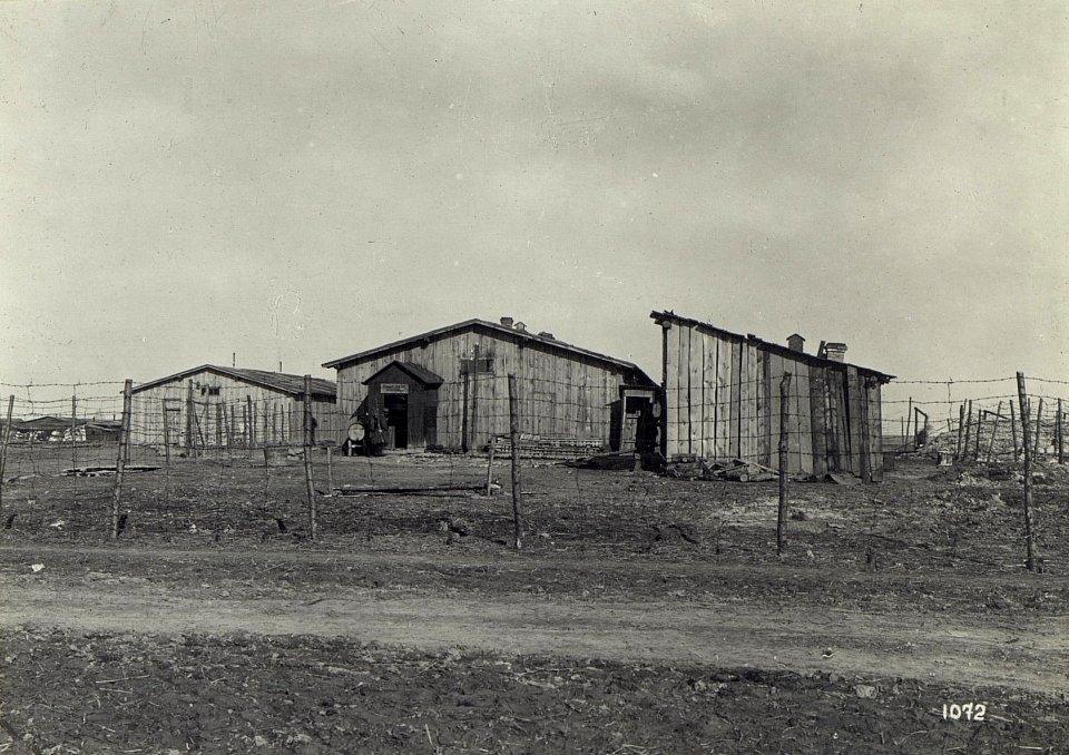 Etappenstationen und Verladebahnhöfe der vierten k.u.k. Armee wahrscheinlich in der Umgebung von Kowel (BildID 15684465)