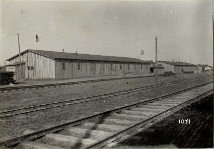 Etappenstationen und Verladebahnhöfe der vierten k.u.k. Armee wahrscheinlich in der Umgebung von Kowel (BildID 15684458)