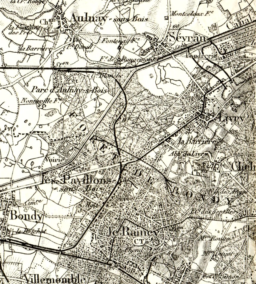 Etat-Major 1888 Ligne des Coquetiers