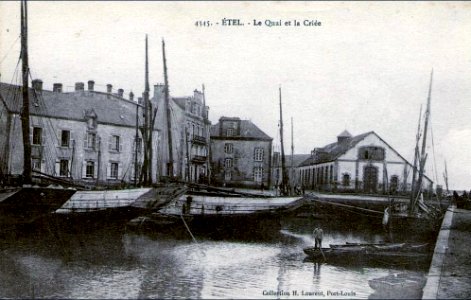 Etel Le quai et la criée