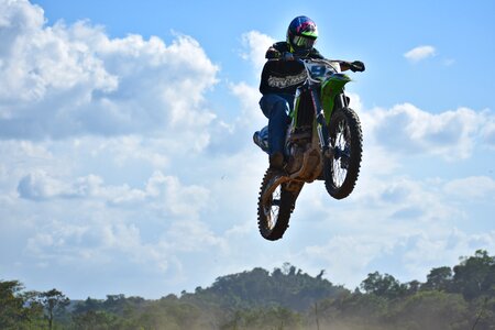 Sport motocross dirt bike photo