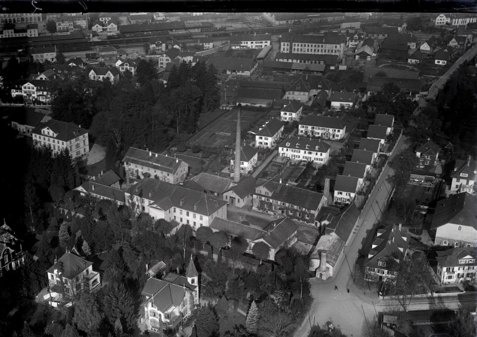 ETH-BIB-Aarau, Betrieb an der Bachstrasse, Herosé-Stift-Inlandflüge-LBS MH03-0013