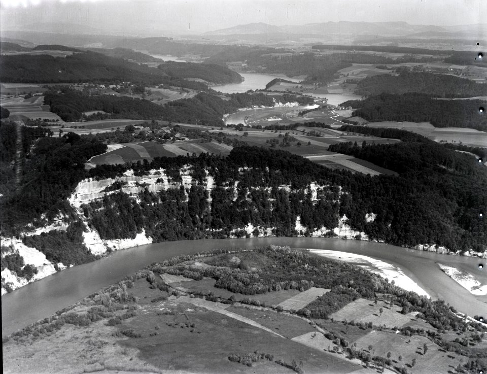 ETH-BIB-Aarelauf bei Oltigen, Wohlensee-Inlandflüge-LBS MH01-006784
