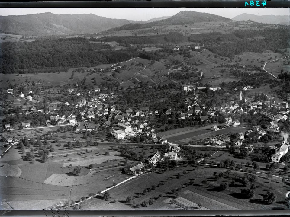 ETH-BIB-Affoltern am Albis, Äugsterberg aus 500 m-Inlandflüge-LBS MH01-004381