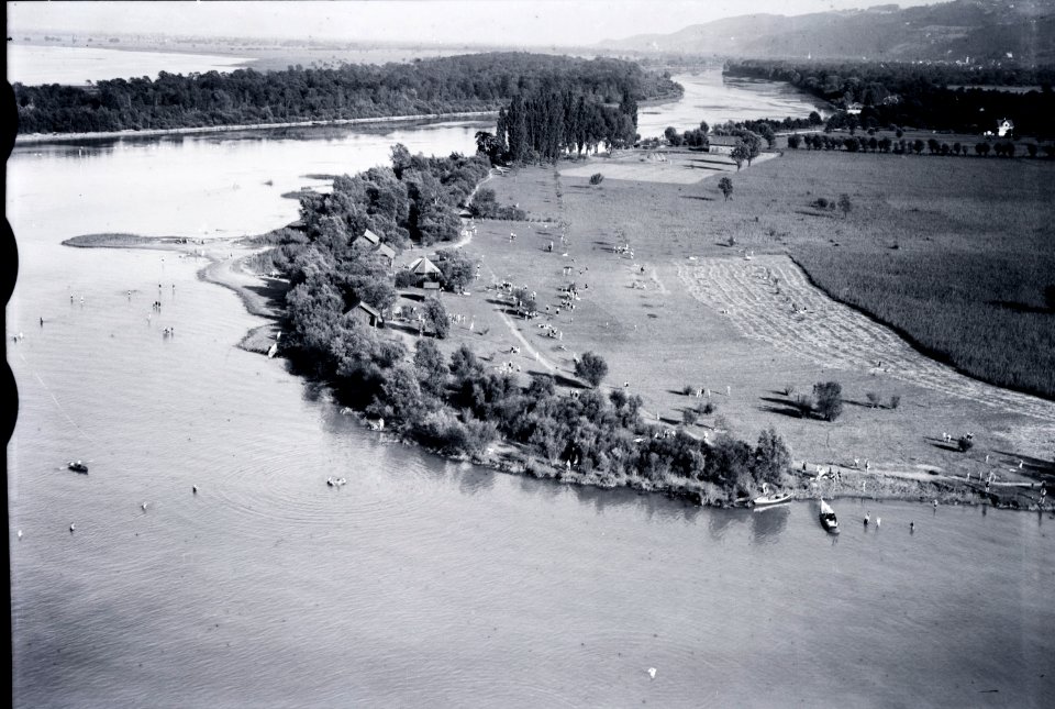 ETH-BIB-Altenrhein, Strandbad aus 50 m-Inlandflüge-LBS MH01-005914