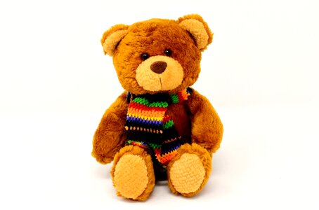 Soft toy cute scarf