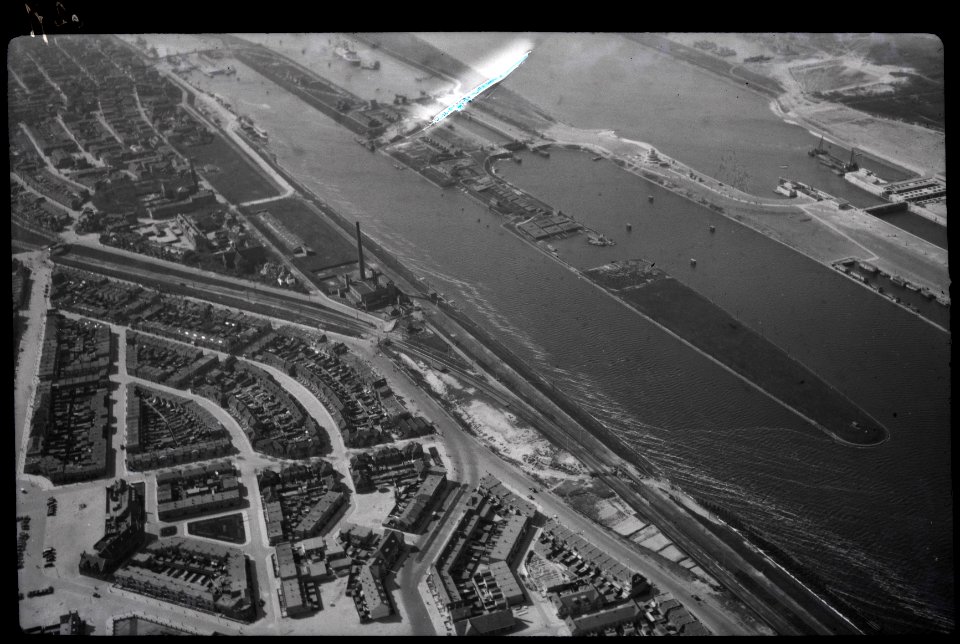 ETH-BIB-Amsterdam, IJmuiden, Schleuse-Inlandflüge-LBS MH01-006271