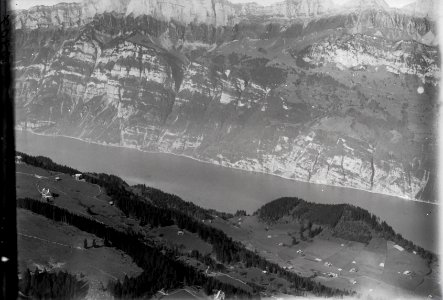 ETH-BIB-Aulinachopf, Grossberg, Flumserberg, Walensee aus 1500 m-Inlandflüge-LBS MH01-002307
