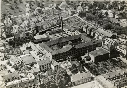 ETH-BIB-Baden, Metallwarenfabrik Merker, Blickrichtung gegen Westen-Inlandflüge-LBS MH03-1698