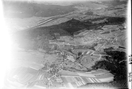 ETH-BIB-Baldingen, Böbikon, Rümikon, Lienheim, Deutschland, Rhein v. S. W. aus 2000 m-Inlandflüge-LBS MH01-003106