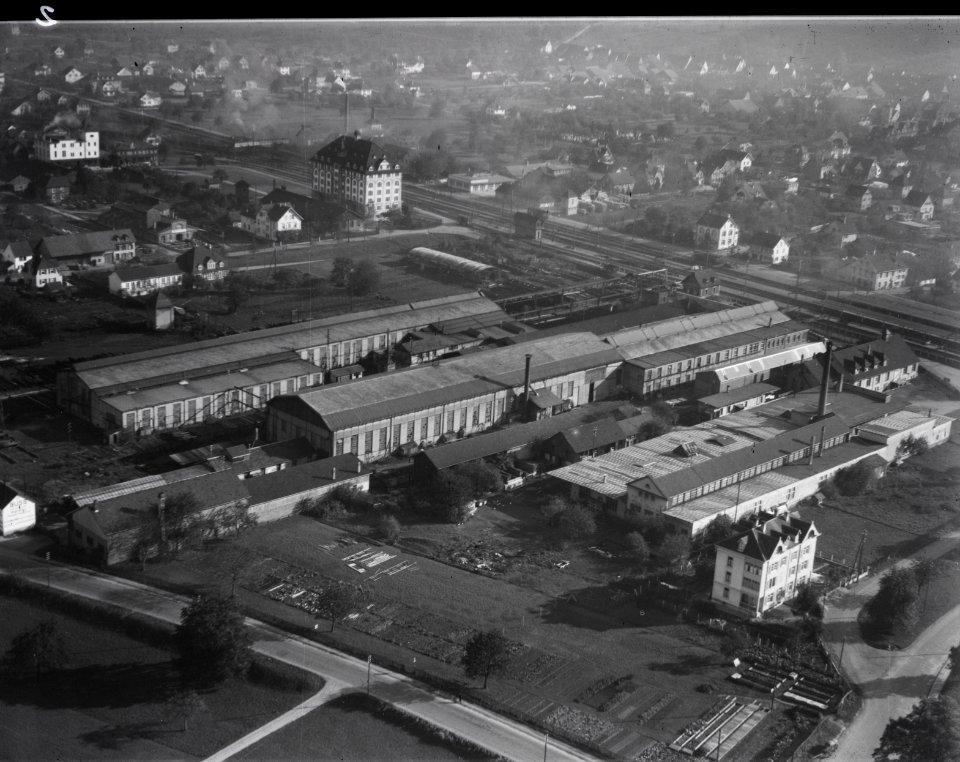 ETH-BIB-Basel, Albert Buss & Cie Gesellschaft für Eisenkonstruktionen, Wasser- und Eisenbahnlinien-Inlandflüge-LBS MH03-0108