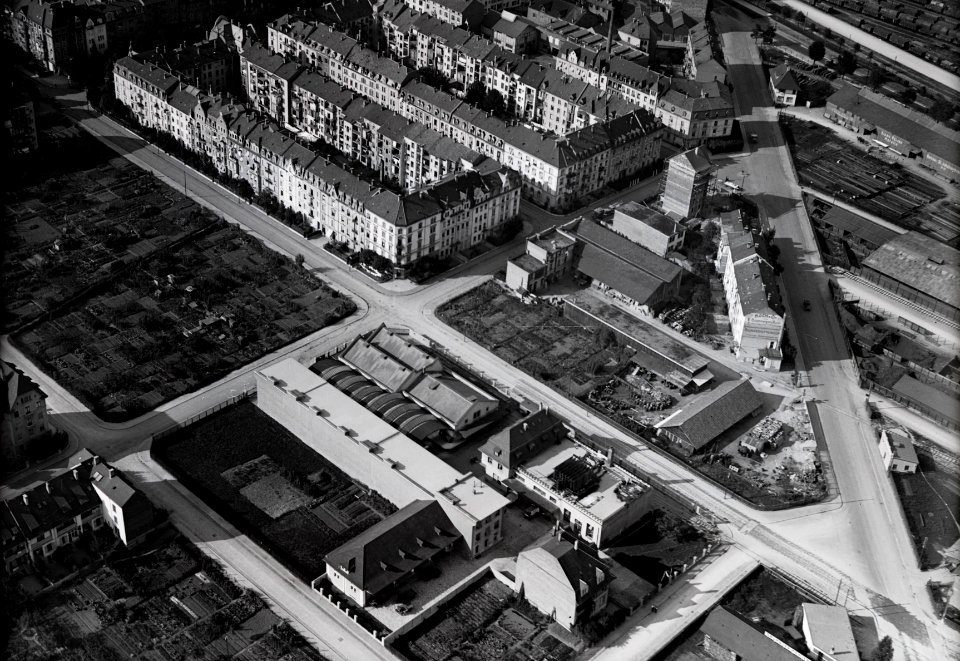 ETH-BIB-Basel, Betrieb an der Dornacherstrasse, Dreispitz-Inlandflüge-LBS MH03-0099