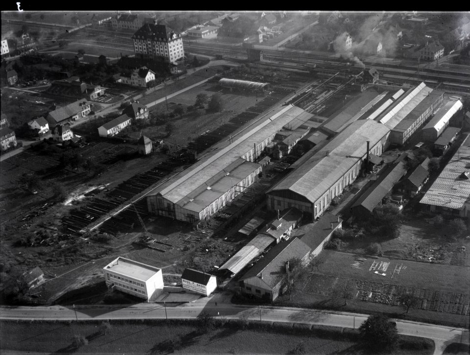 ETH-BIB-Basel, Albert Buss & Cie Gesellschaft für Eisenkonstruktionen, Wasser- und Eisenbahnlinien-Inlandflüge-LBS MH03-0109