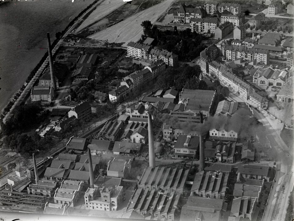ETH-BIB-Basel, Kleinbasel, Ciba AG, Gesellschaft für Chemische Industrie Basel-Inlandflüge-LBS MH03-1140