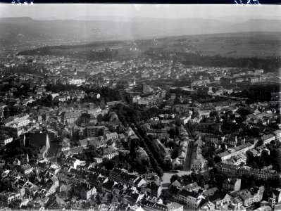 ETH-BIB-Basel, Holbeinplatz, Markthalle, Bahnhof-Inlandflüge-LBS MH01-006624