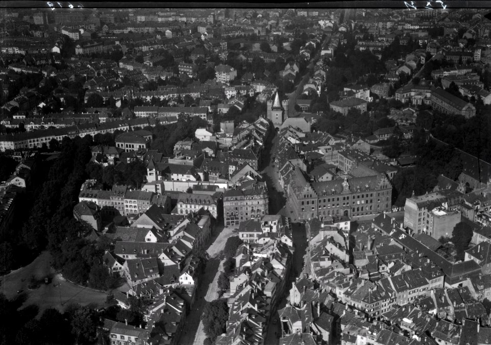 ETH-BIB-Basel, Spalenvorstadt, Spalentor-Inlandflüge-LBS MH01-006619