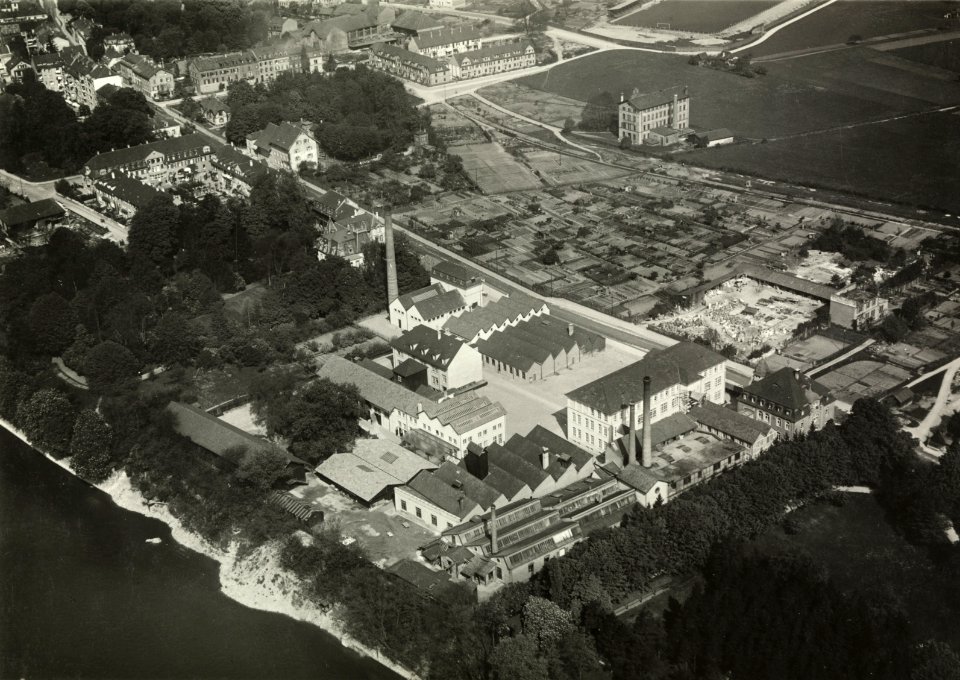 ETH-BIB-Basel-Wettstein, F. Hoffmann-La Roche & Co., Grenzacherstrasse-Inlandflüge-LBS MH03-1506