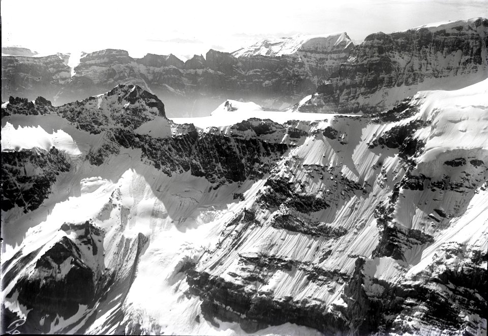 ETH-BIB-Beckenried, Claridenstock, Bocktschingel, Tödi, Bifertenstock v. N. aus 3400 m-Inlandflüge-LBS MH01-004739