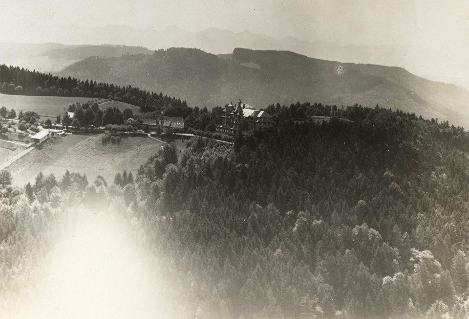 ETH-BIB-Bern, Gurten mit Gasthaus Kulm-Inlandflüge-LBS MH03-1795