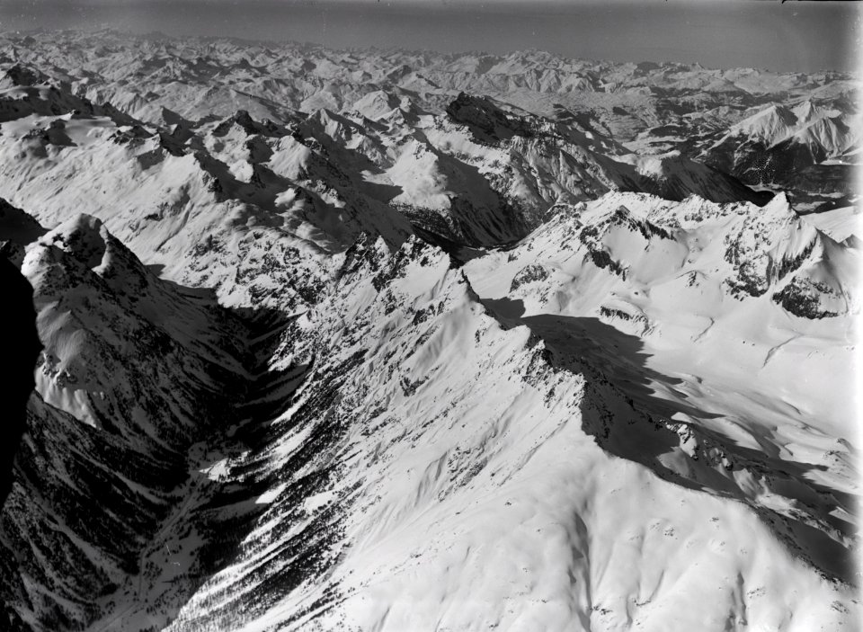 ETH-BIB-Beverstal, Albulapass, Crasta Mora, Tödi v. S. O. aus 4000 m-Inlandflüge-LBS MH01-001554