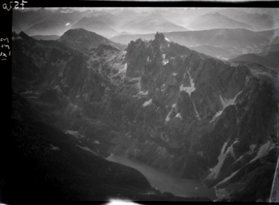 ETH-BIB-Bischofsmütze und Gosausee, Anflug von Norden-Inlandflüge-LBS MH01-007520