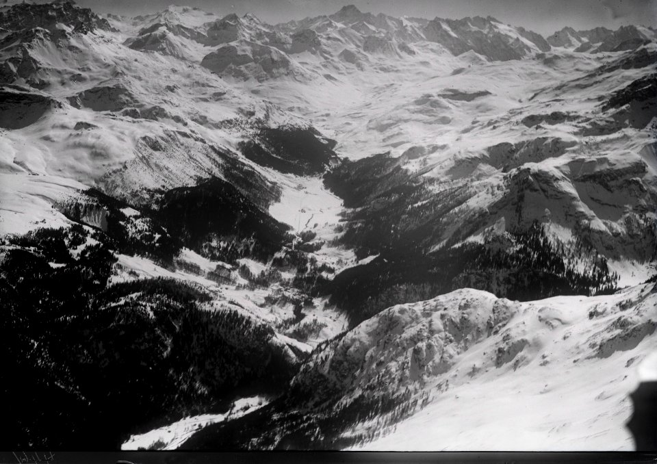 ETH-BIB-Bivio, Septimerpass, Bergelleralpen, Oberhalbstein v. N. aus 3000 m-Inlandflüge-LBS MH01-004461