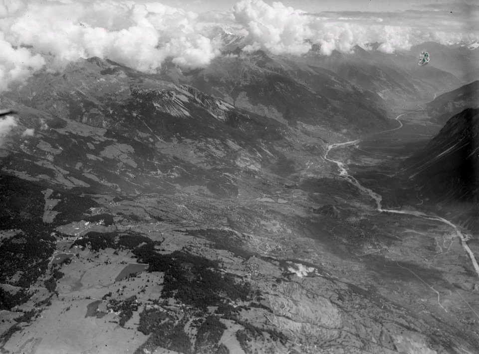 ETH-BIB-Brig, Rhônetal, Übersicht aus 4000 m-Inlandflüge-LBS MH01-000214