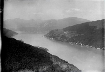 ETH-BIB-Brusino-Arisizio, Morcote, Vico, Morcote, Monte, Luganersee, Porte Ceresio, Monte Piantello-Inlandflüge-LBS MH01-001997